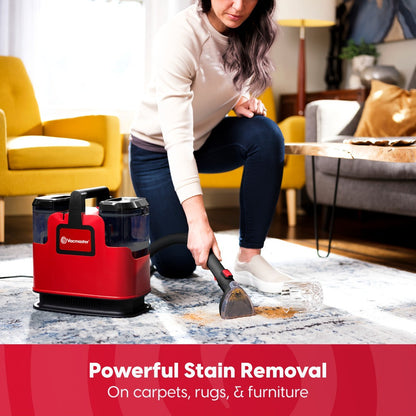 Portable Carpet Spot Cleaner Machine 15Kpa Suction Upholstery Stain Remover with Versatile Tools for Pet Hair Area Rug Couch Sofa