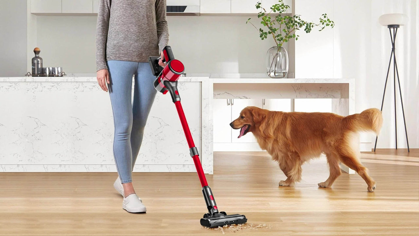 45KPA Cordless Stick Vacuum Cleaner 8-in-1 Rechargeable, Up to 45 Min Runtime Handheld Vacuum for Carpet Pet Hair Hardwood Floor Home
