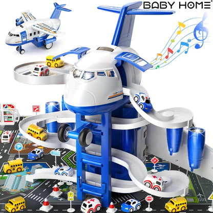 Kids Airplane Toy with LED Lights & Music with the Listed Color, Size or Set Options for Everyday Use