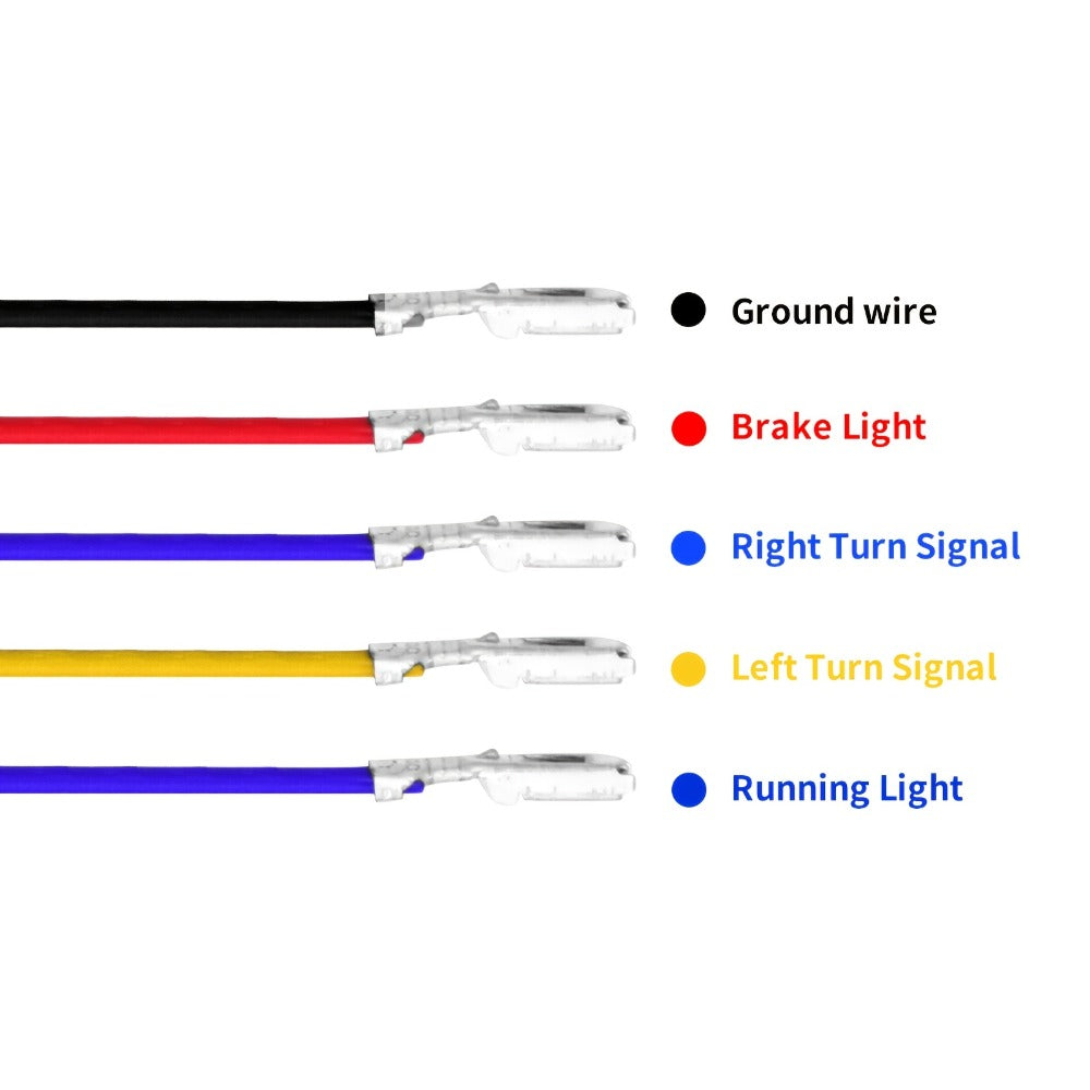 Harley Davidson LED License Plate Light with Turn Signal for Sportster Dyna Touring Road King Electra Glide – Brake Running Lamp
