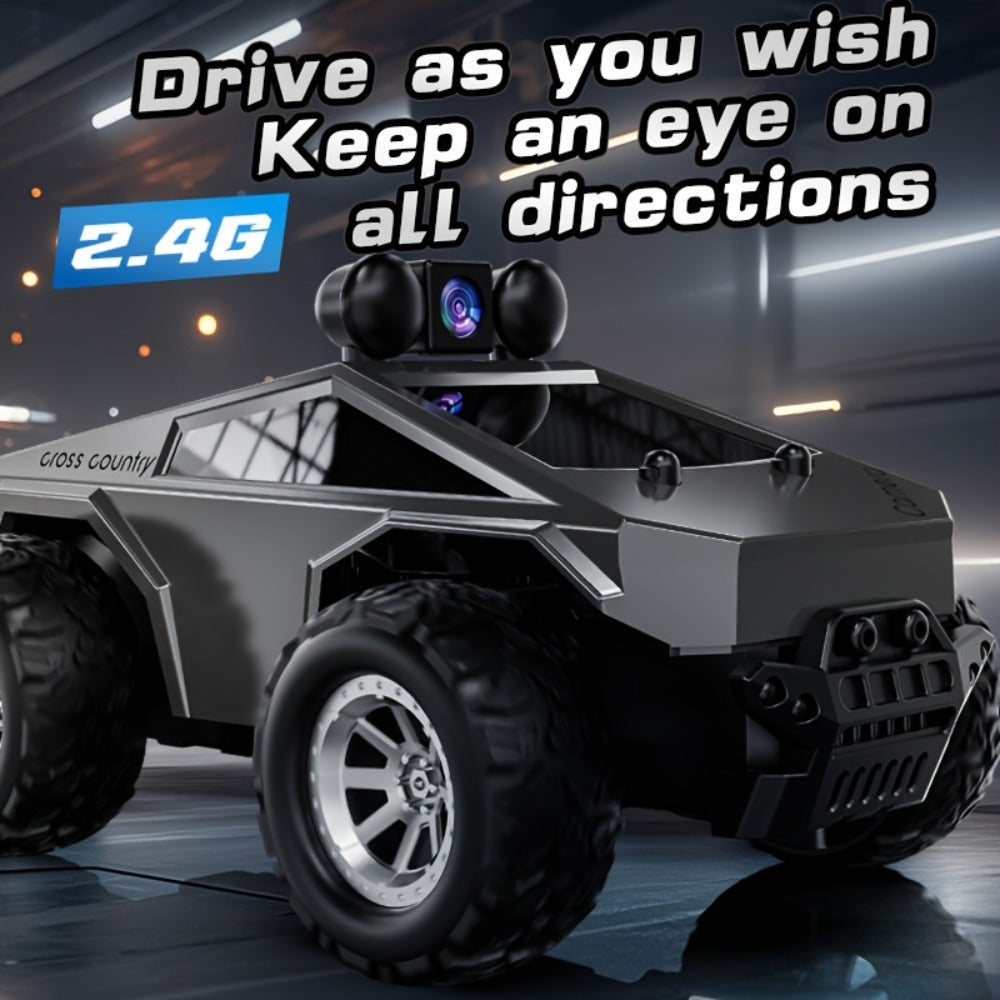 RC Off-Road Pickup Truck 1:28 Scale with 480P HD Camera, 2.4GHz App Control & Virtual Reality Function