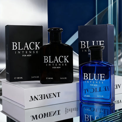 Men's Eau de Toilette Spray - Blue Woody Masculine Fragrance EDT Cologne for Men Daily Use Dates Parties Holiday Gift