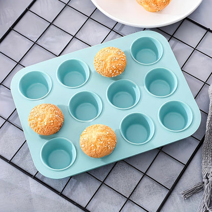 Silicone Baking Pan Set 6-Piece, Nonstick Silicone Cake Molds, Muffin Pan & Donut Baking Pan