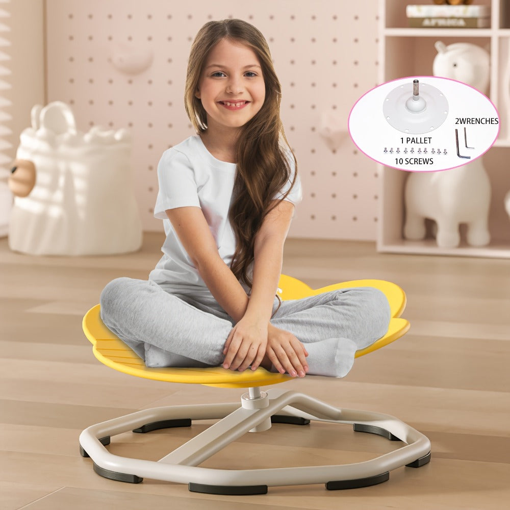 Sensory Spinning Chair for Kids with Autism & ADHD, Ages 3-18, Swivel Sit and Spin Chair to Improve Focus & Body Balance