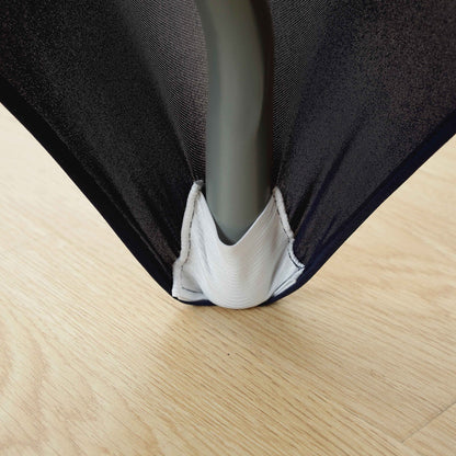 Spandex Fitted Tablecloth 4ft 6ft 8ft, Wrinkle-Free Stretch Rectangle Table Cover for Wedding Party Event Banquet
