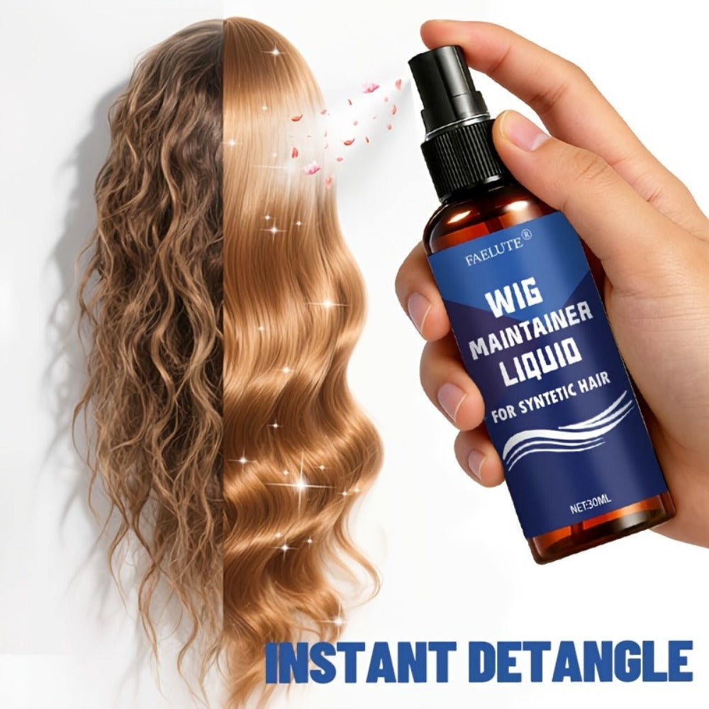 Synthetic Wig Detangling Spray Anti-Frizz Shine Conditioning Mist for Home, Travel and Salon Hair Styling