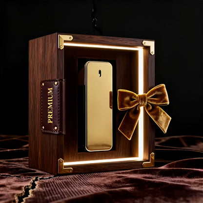 100, 000, 000 Golden Men Cologne Eau de Toilette 3.4 oz 100ml Long Lasting Woody Floral Fragrance Spray Daily Wear Gift