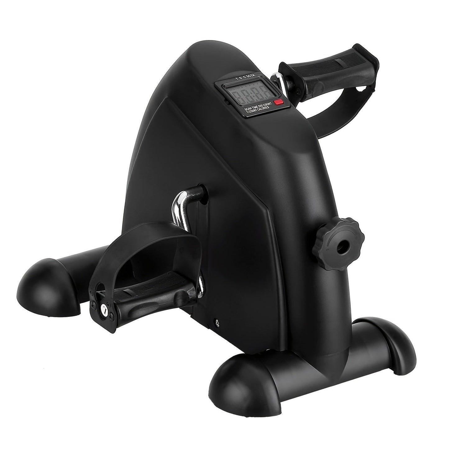 Under Desk Bike Pedal Exerciser with LCD Screen, Mini Portable Arm & Leg Exercise Bike for Home Office & Travel