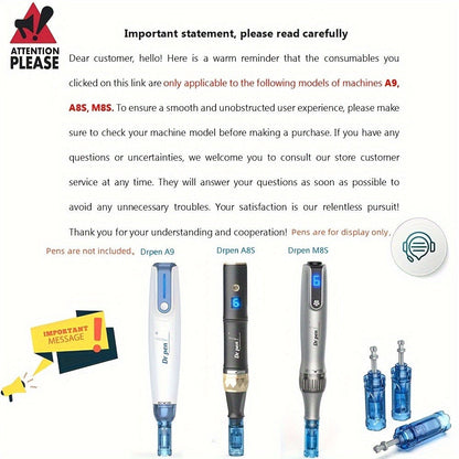 Microneedling Cartridges 20 Pack Compatible with Dr.Pen A9 A11 A8S M8S Bio Pen Q2 Ultima M8S for Entryways, Bedrooms and Living Spaces
