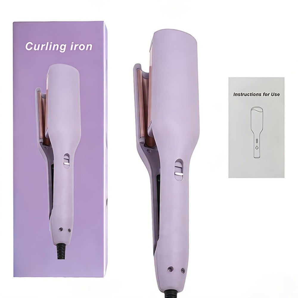 32mm Professional Curling Iron for Waves & Deep Curls with Anti-Scald Safe Temp Control, Salon Curl Iron for Women
