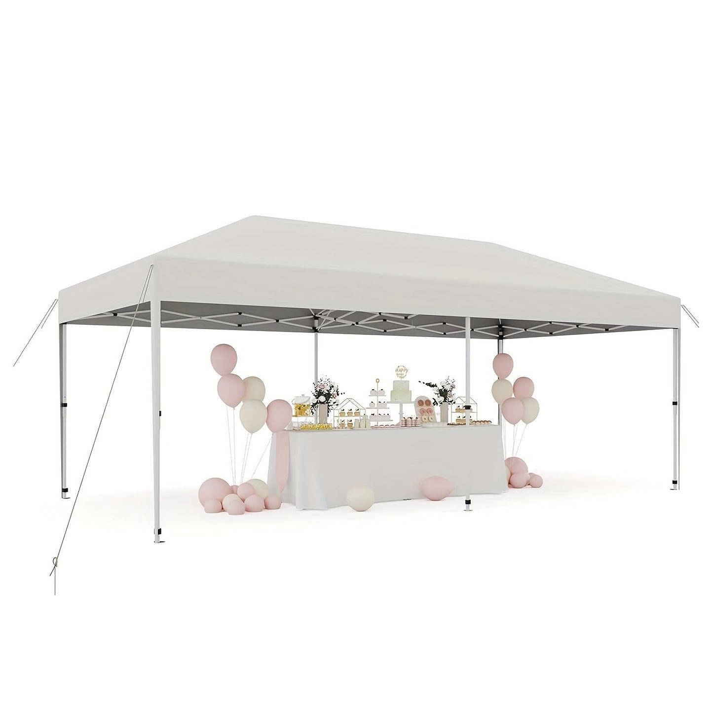 10'x20' Instant Canopy Tent - High Quality Pop-Up Event Shelter with Sidewalls, Portable Outdoor Party tent for Weddings