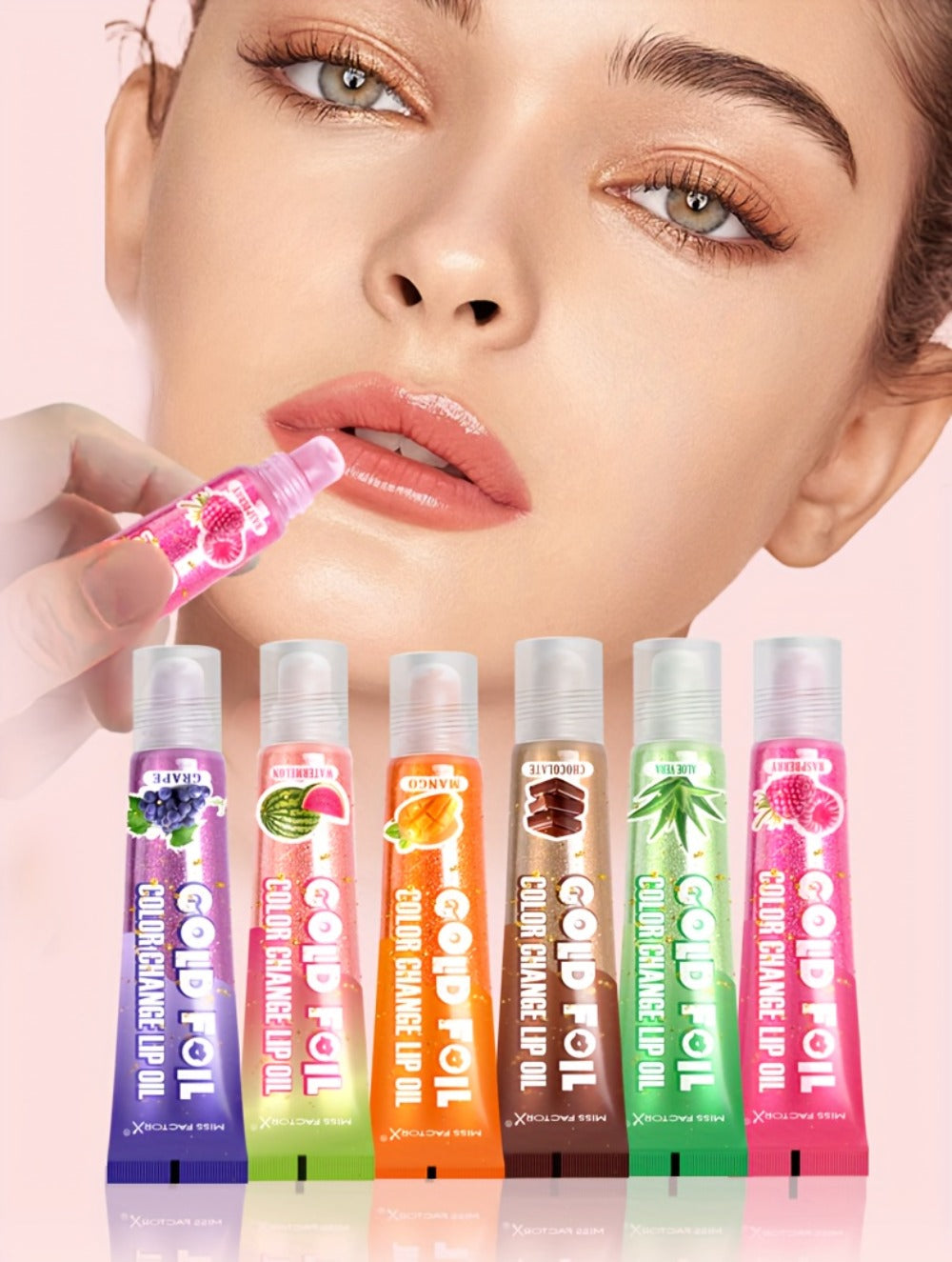 pH Color Changing Lip Balm Set 6pcs 6 Fragrances – Deep Moisturizing Brightening Glossy Tinted Lip Care, 0.51oz Each
