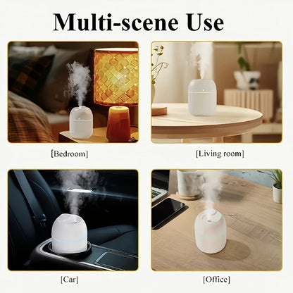 Aromatherapy Mist Humidifier USB Powered Night Light Low Noise Energy Efficient for Indoor for Entryways, Bedrooms and Living Spaces