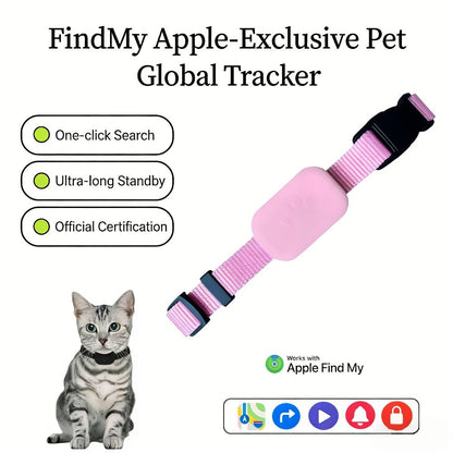 Pet GPS Tracking Collar Dual-System Smart Positioning, Anti-Lost Adjustable Collar Tracker for Cats Dogs & Puppies