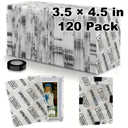 Trading Card Shipping Protectors 60/120/510 Count 3.5x4.5 Inch – Premium Rigid Plastic Card Mailer Inserts for Sports Cards