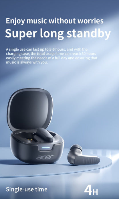 Wireless Earbuds Mini Lightweight In-Ear with ENC Call Processing, Touch Controls and Three Colors