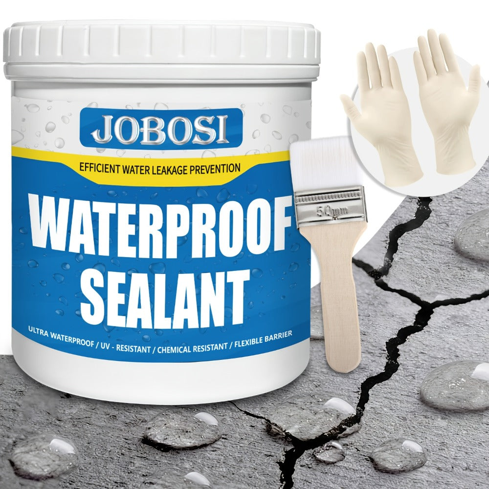 Sealant Liquid Glue 32oz 1KG Leak Agent, Indoor Outdoor Coating for Roof Basement Wall Pipe Crack Sealing