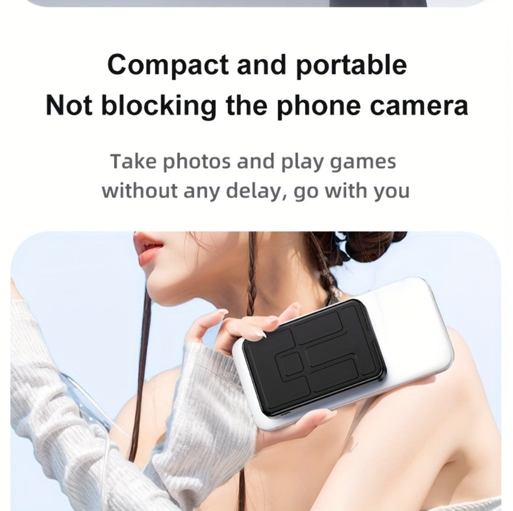 10000mAh Magnetic Power Bank with Folding Kickstand, Percentage Display and Multiple Charging Ports