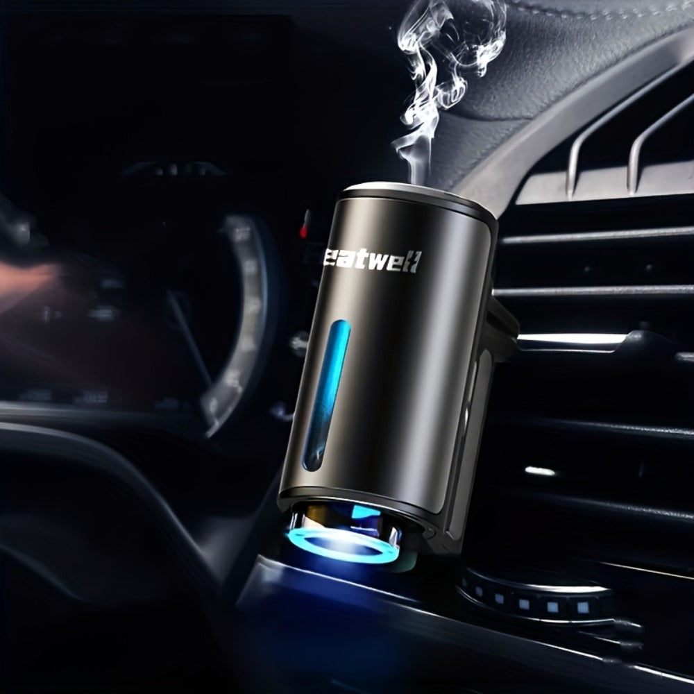 Car Essential Oil Diffuser – USB Aromatherapy Air Freshener with 3 Adjustable Mist Modes, Humidifier & Fragrance Diffuser for Vehicle