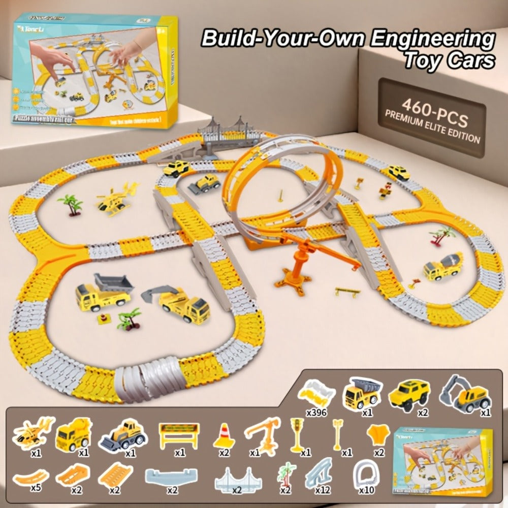 Roller Coaster Track Set 467pcs for Kids Ages 3 4 5 6 7 8 with the Listed Color, Size or Set Options for Everyday Use