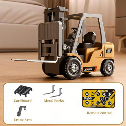 RC Forklift Toy 1/64 Scale Alloy Die Cast Remote Control Forklift Truck with the Listed Color, Size or Set Options for Everyday Use