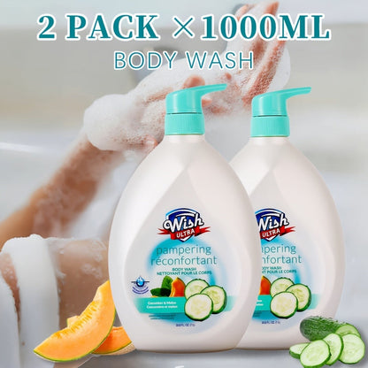 Moisturizing Body Wash 2-Pack 33.8 fl oz Each – Deep Cleansing Shower Gel for Women & Men, Long-Lasting Scent, Hydrating Formula