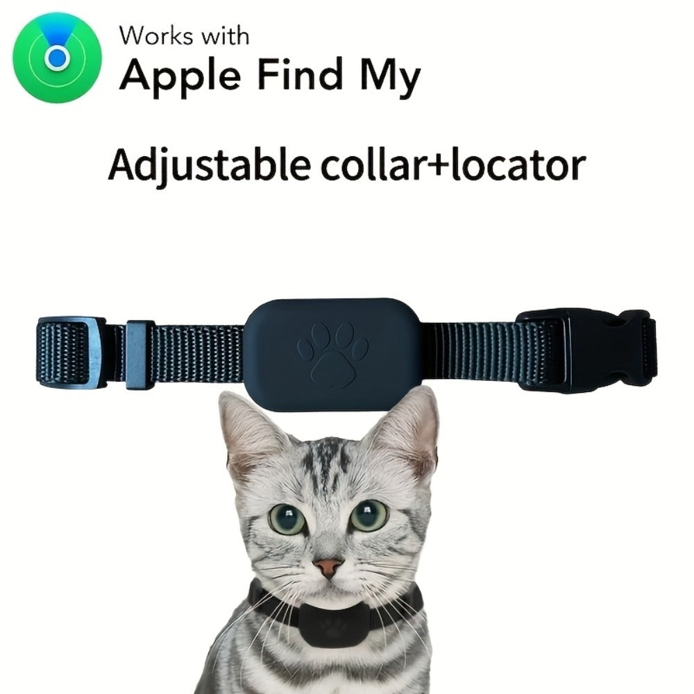 Pet GPS Tracking Collar Dual-System Smart Positioning, Anti-Lost Adjustable Collar Tracker for Cats Dogs & Puppies