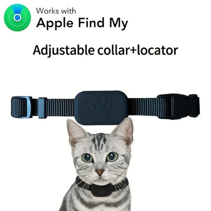Pet GPS Tracking Collar Dual-System Smart Positioning, Anti-Lost Adjustable Collar Tracker for Cats Dogs & Puppies