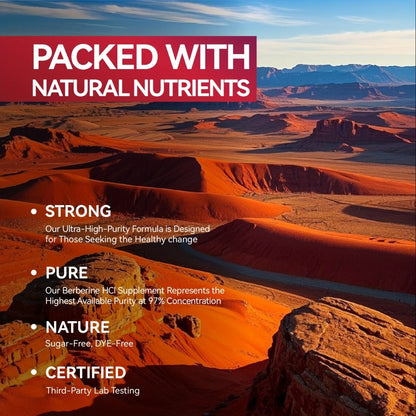 Berberine with Ceylon Cinnamon, Turmeric & Black Pepper, Premium Blood Sugar Support, Vascular Health & Digestive Wellness Capsules