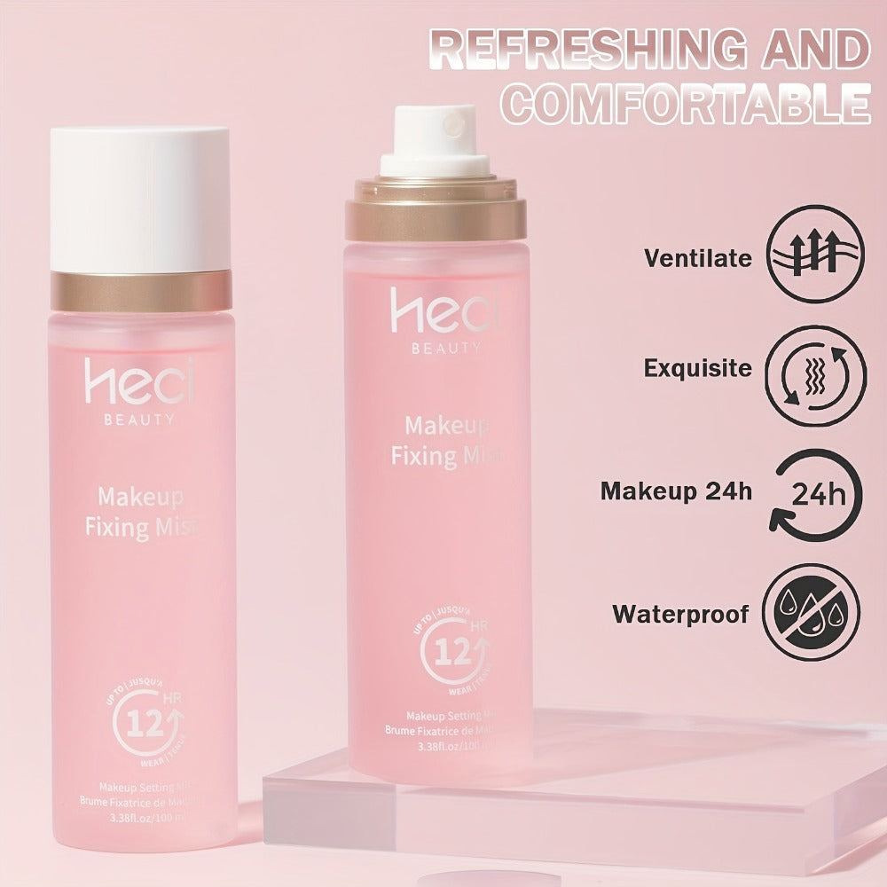 3-in-1 Makeup Setting Spray Prime Hydrate & Set Long-Lasting Waterproof Sweat-Proof Moisturizing Face Mist