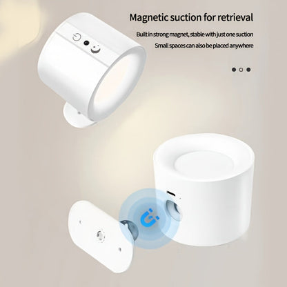 Rechargeable Magnetic LED Wall Sconce 360° Rotatable for an Everyday Personal Care Routine