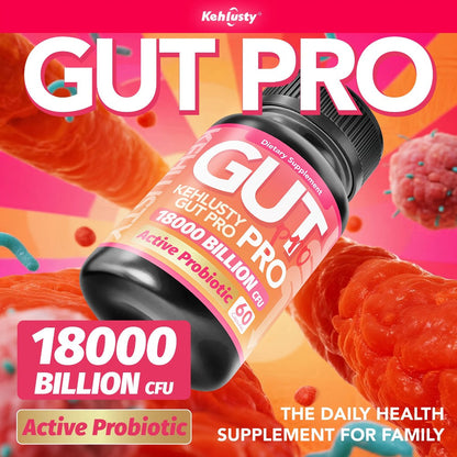 Probiotics 18000 Billion CFU Capsules, Lactobacillus & Bifidobacterium Multi-Strain Formula