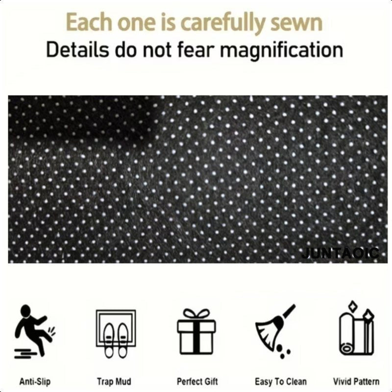 Car Trunk Mat Cargo Liner – Waterproof Non-Slip Trunk Floor Mat with Pattern Designs to Protect Vehicle Interior from Dirt