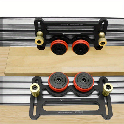 Feather Board Roller Guide for Table Saw, Aluminum Alloy One-Way Safety Stock Feeder with T-Track Mount
