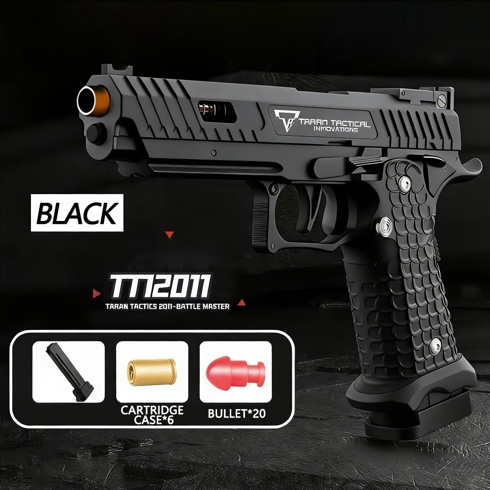 2011 Battle Master Semi-Auto Bullet Toy Gun with Shell Ejecting, 1 Magazine, 20 Simulation Bullets