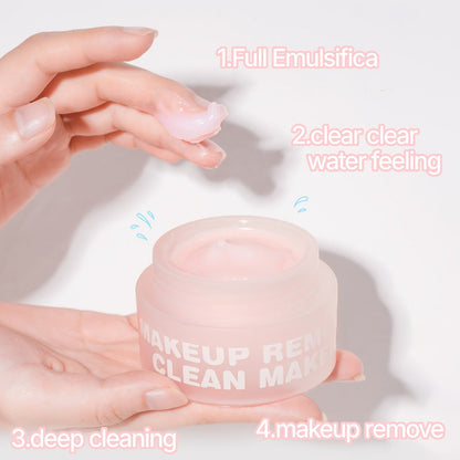 Makeup Remover Cleansing Balm Gentle Hydrating Fast-Melt Formula – Deep Cleanse Sensitive Skin, No Residue
