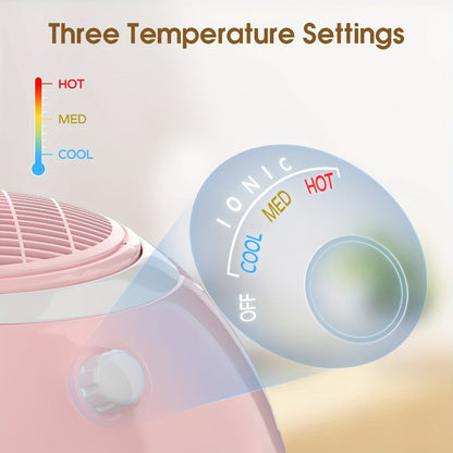1875W Ionic Hooded Hair Dryer Bonnet Sit Under Hair Dryer for Women 3 Heat Settings, for Home, Travel and Salon Hair Styling