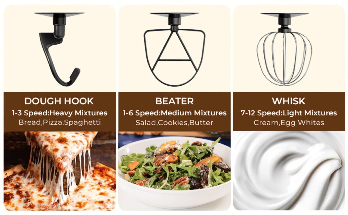 Bowl-Lift Stand Mixer 5.5 Qt 4-in-1 Electric Vertical Mixer 350W 12-Speed with Pulse for Entryways, Bedrooms and Living Spaces