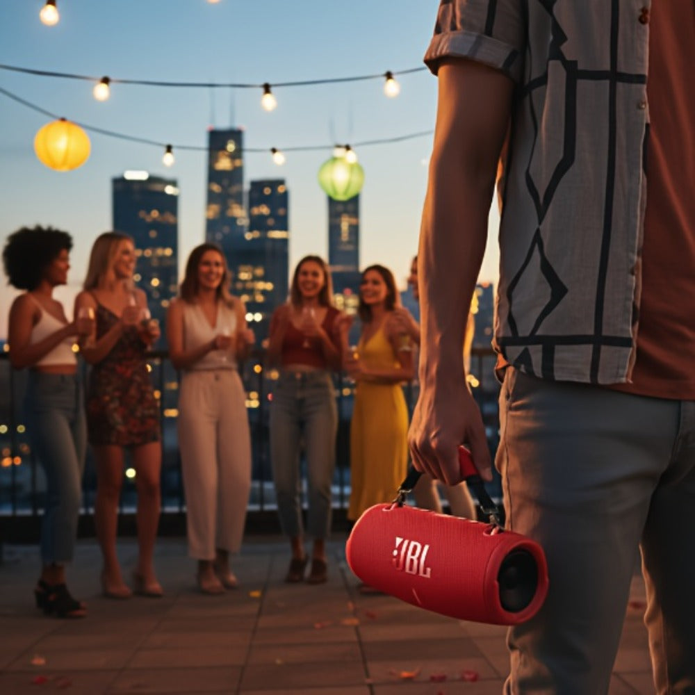 Red Handle Strap for JBL Xtreme / Xtreme 2 / 3 / 4 / 5 Portable Bluetooth Speaker, Detachable Replacement Carrying Strap