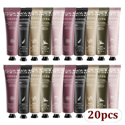 Travel Size Hand Cream Set 10 20 30pcs Scented Moisturizing Lotion – Deep Hydration for Dry Cracked Hands & Body