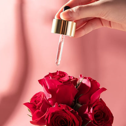 Rose Essential Oil Face & Body Moisturizer – Plant-Based Squalane, Avocado Oil & Hypoallergenic Formula for Dry Skin