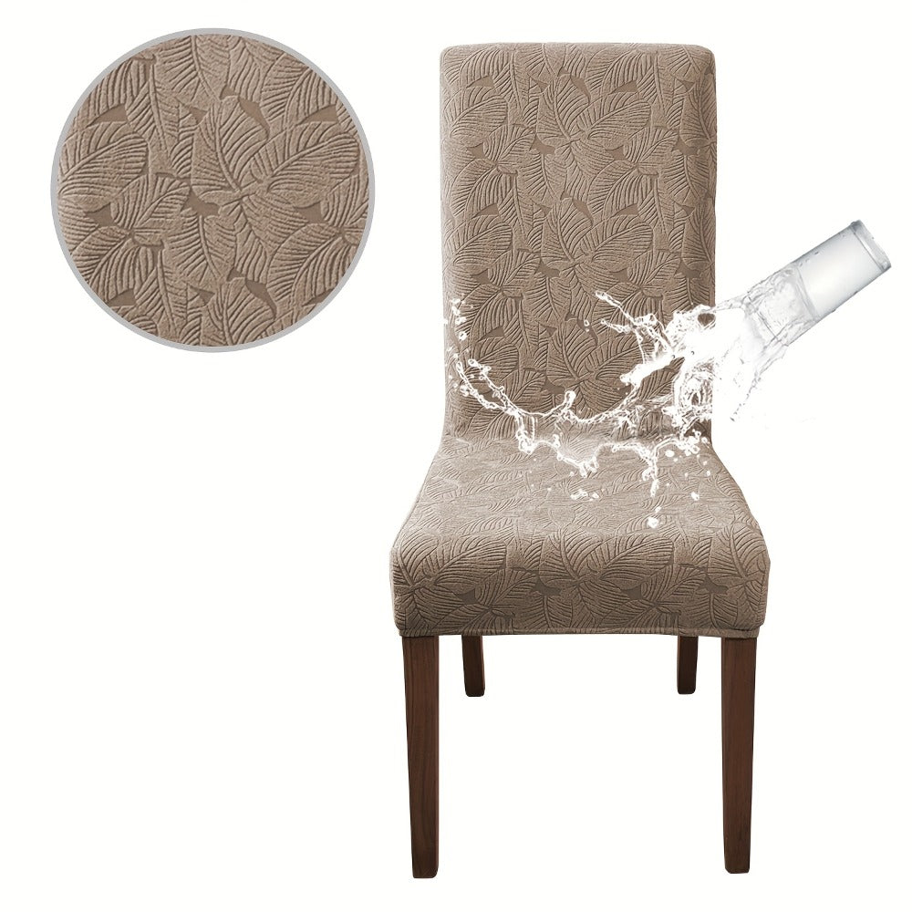 Stretch Dining Chair Covers Set of 4/6 – Plant Print Slipcovers for Dining Room Kitchen Chairs, Elastic Parsons Chair Protector, Home Decor
