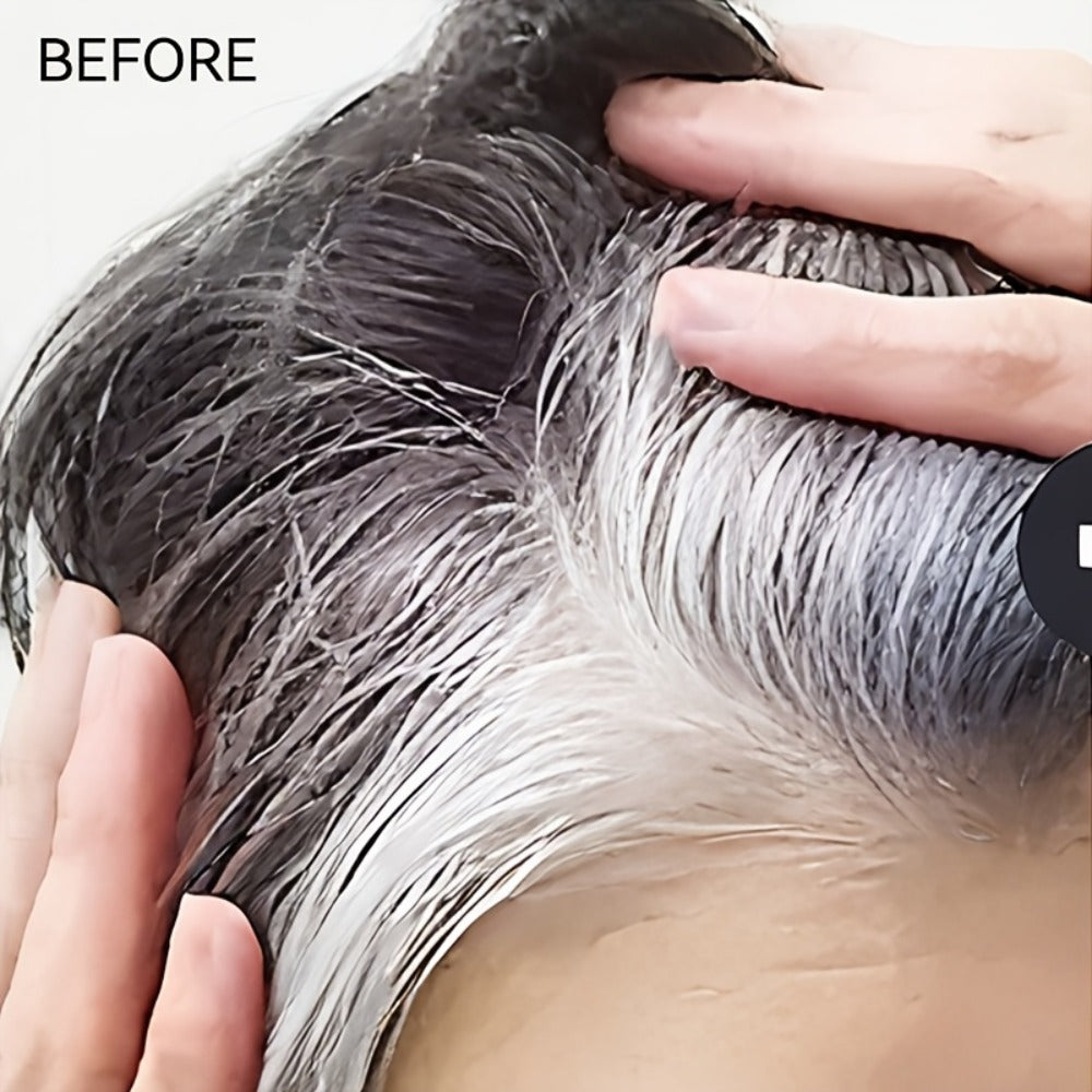 Gray Root Touch-Up Stick with Built-in Comb – Waterproof Sweatproof Instant Gray Coverage | Easy Twist Applicator | Plant-Based Squalane