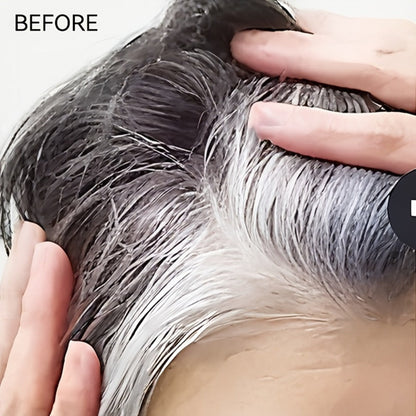 Gray Root Touch-Up Stick with Built-in Comb – Waterproof Sweatproof Instant Gray Coverage | Easy Twist Applicator | Plant-Based Squalane