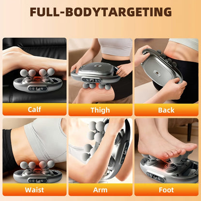 Handheld Massage Gun with Multiple Heads for Home or Salon Spa Use, with the Listed Configuration