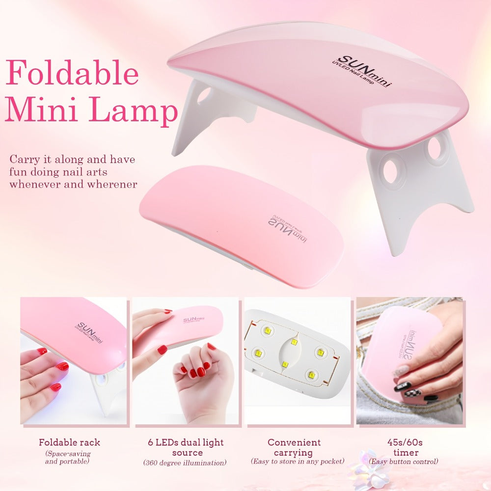 Polygel Nail Kit with LED Lamp 12Pcs Complete Poly Gel Nail Extension Builder Set with Stretch Gel Bicolor Base Coat Finger Sleeves DIY