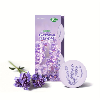 Car Air Freshener 2-Pack Solid Fragrance Jars in Cherry, Lavender, Lime, Rose or Sweet Orange