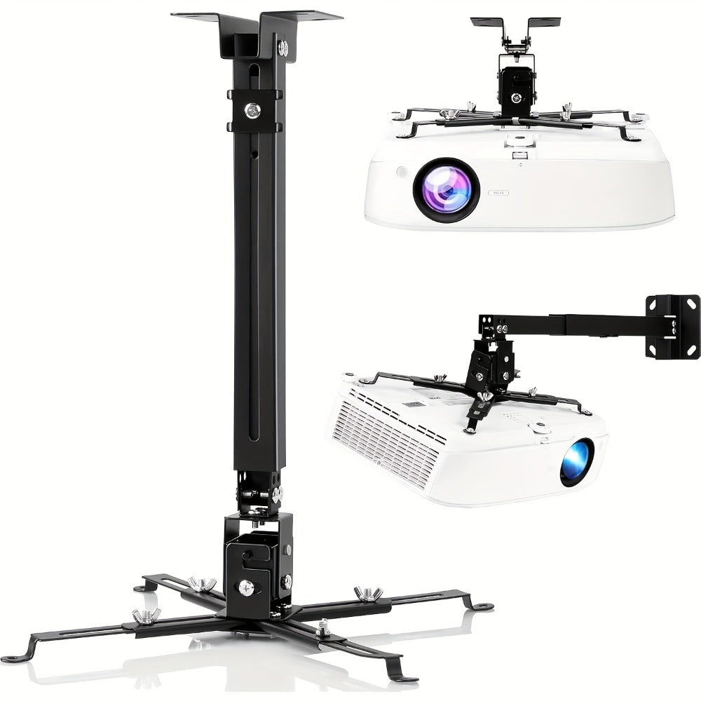Ceiling Mounted Projector Bracket Adjustable Angle Height & Extendable Arm, Load for an Everyday Personal Care Routine