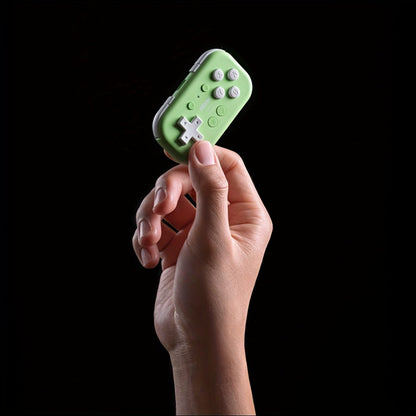 8BitDo Micro Bluetooth Gamepad Pocket Mini Controller for Nintendo Switch Android Raspberry Pi – Keyboard Mode Support Green