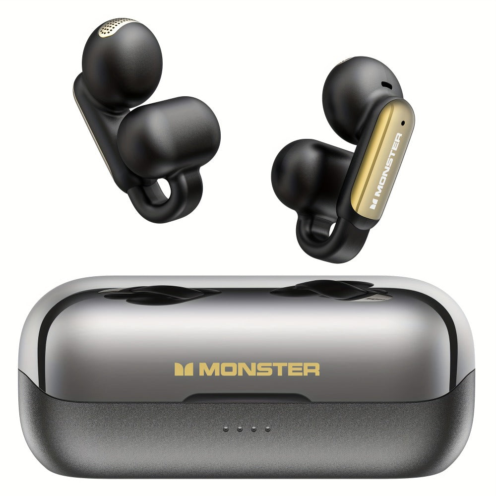 Open-Back Clip-On Wireless Earbuds Environmental Noise Cancellation Touch Control Wireless for an Everyday Personal Care Routine